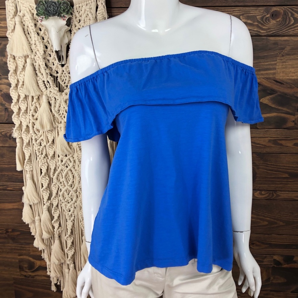 Jade Melody Tam | Off Shoulder Ruffle Tier Blouse